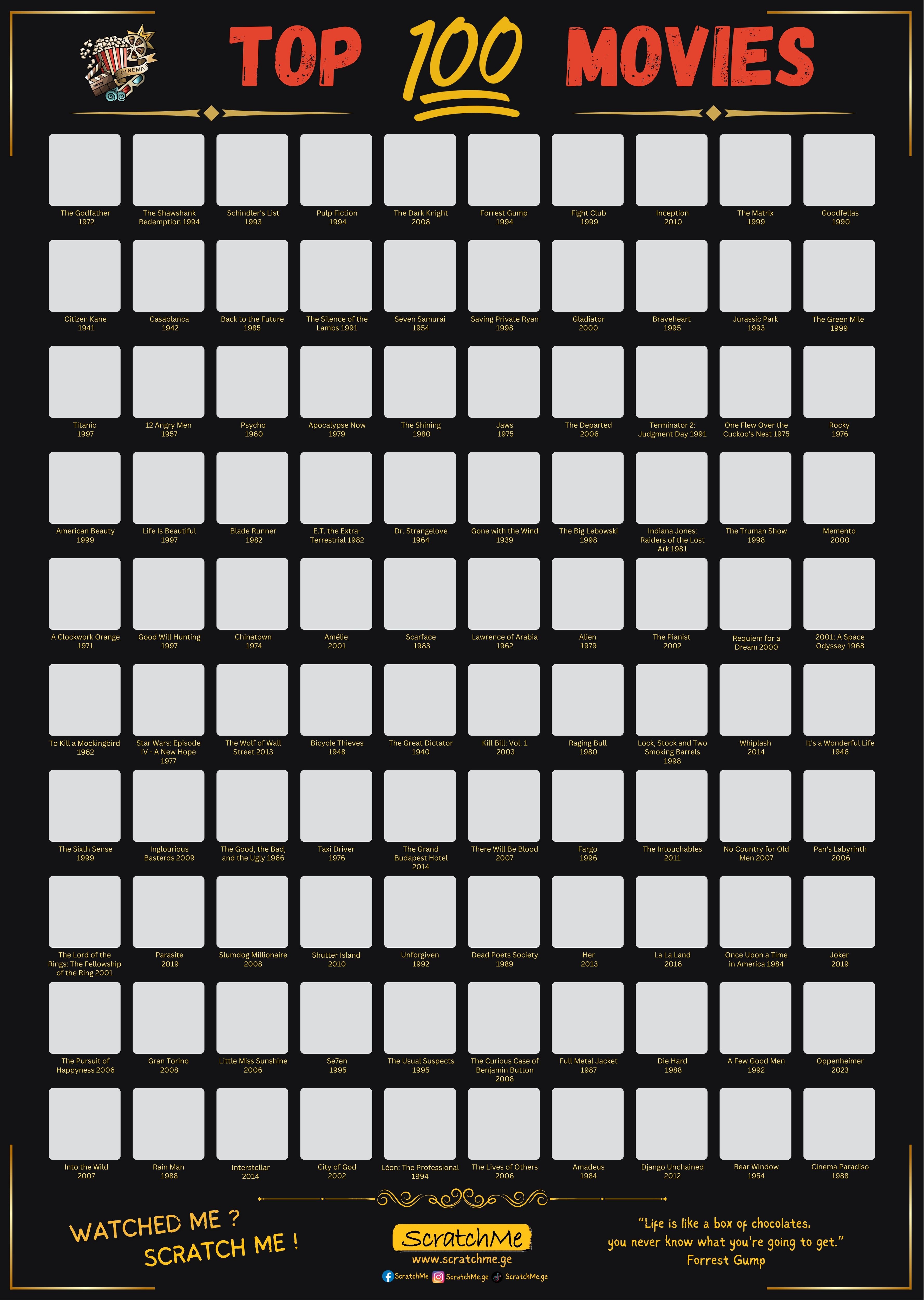 ტოპ 100 ფილმი